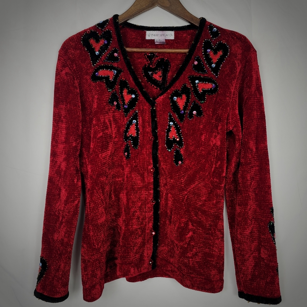 THAT SWEATER Vintage Valentine's Day Sweater.